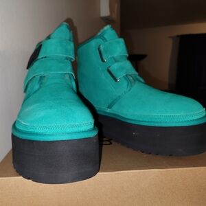 UGG Teal Platform Shoes